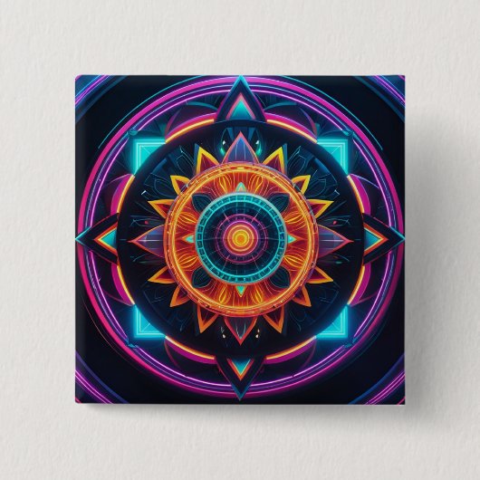 Klik in stijl – Verhoog vandaag nog je Buttonnen! Vierkante Button 5,1 Cm (Voorkant)