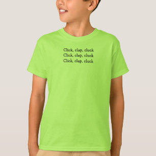 Klik, Klap Kids Tongue Twister T's T-shirt