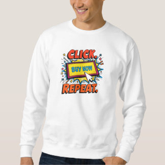 Klik. Koop. Herhaal. — Cyber Monday Pop Art Trui