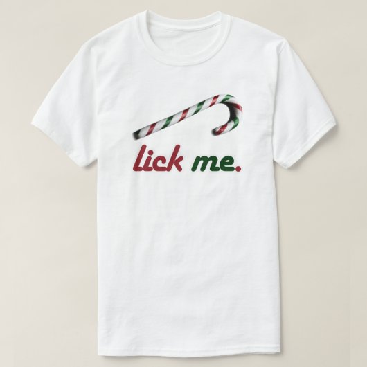 KLIK ME CANDY CANE T-SHIRT (Design voorkant)