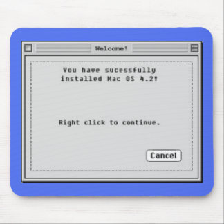 Klik met de rechtermuisknop op Mac installeren Muismat