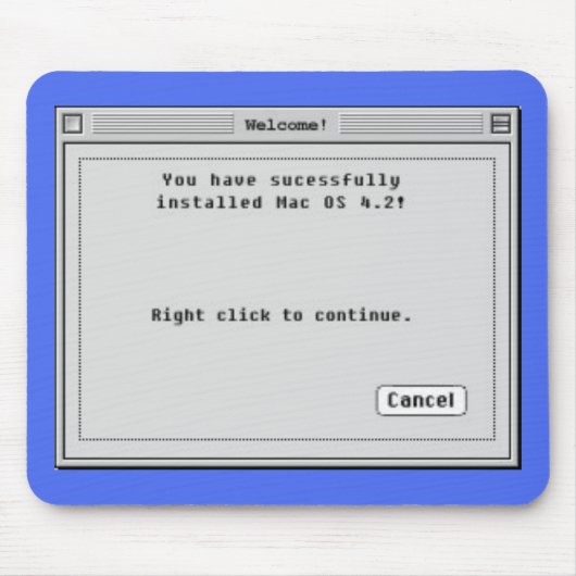 Klik met de rechtermuisknop op Mac installeren Muismat (Voorkant)