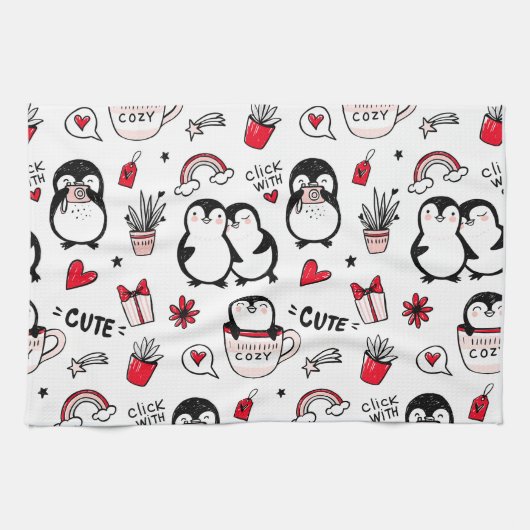 Klik met liefde theedoek (Horizontaal)