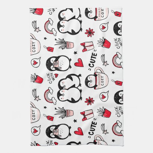 Klik met liefde theedoek (Verticaal)