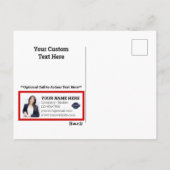 Klik of roep Echte de Marketing van het Briefkaart (Achterkant)