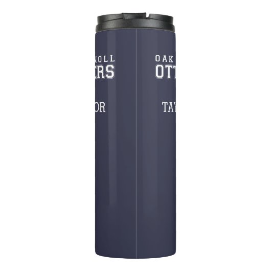 (klik om de achtergrondkleur te wijzigen) Thermal Thermosbeker (Achterkant)