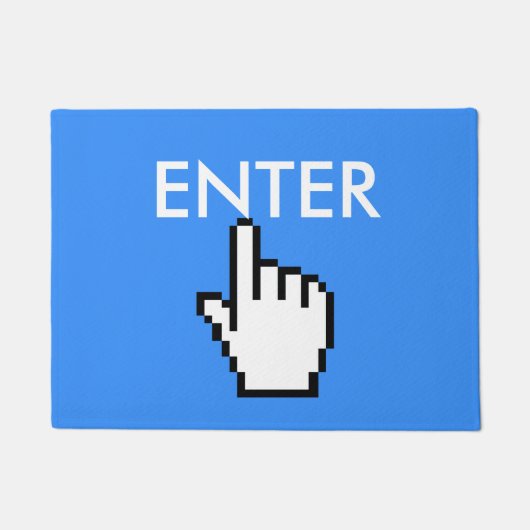 Klik om Geeky in te voeren Deurmat (Voorkant)