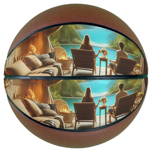 Klik op Aanpassen Basketbal (Voorkant)