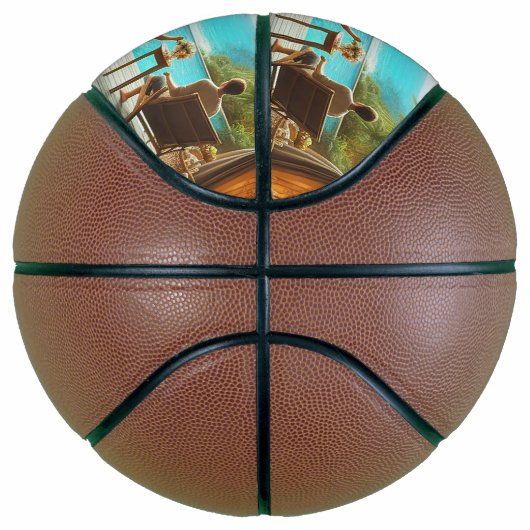 Klik op Aanpassen Basketbal (Rechts)