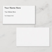 KLIK OP AANPASSEN - VOEG HIER UW FOTO TOE! MAKEN E VISITEKAARTJE (Voorkant / Achterkant)