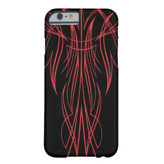 Klik op Black Pinstriped Iphone6-draagtas Barely There iPhone 6 Hoesje