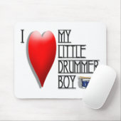 Klik op het luid (IK HOEF MIJN KLEINE DRUMMER BOY) Muismat (Met muis)