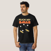 Klik op Mijn ballen Classic Retro Pinball Premium T-shirt (Voorkant volledig)