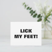 KLIK OP MIJN FEET BRIEFKAART (Staand voorkant)