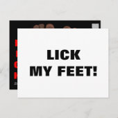 KLIK OP MIJN FEET BRIEFKAART (Voorkant / Achterkant)