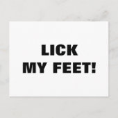 KLIK OP MIJN FEET BRIEFKAART (Voorkant)