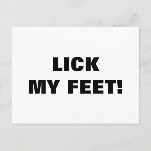 KLIK OP MIJN FEET BRIEFKAART (Voorkant)