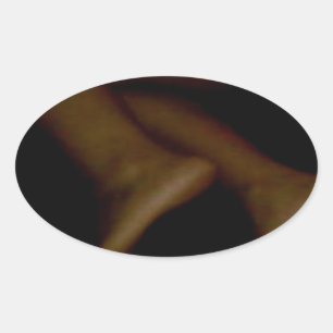 KLIK OP MIJN FEET OVALE STICKER