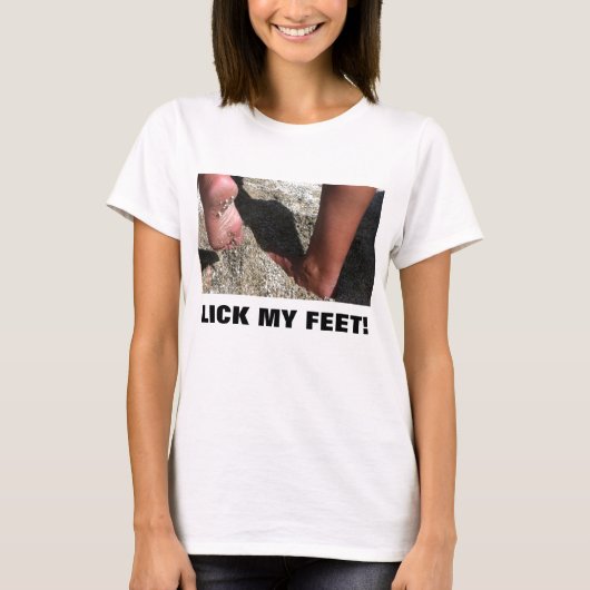 KLIK OP MIJN FEET! T-SHIRT (Voorkant)
