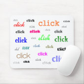 klik op mousepad muismat (Met muis)