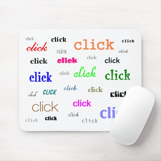 klik op mousepad muismat (Met muis)