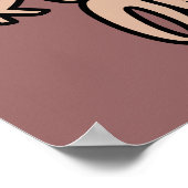 KLIK OP poster aangepaste kleur (Hoek)