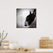 Klik op poster Engelse Bull Terrier (Keuken)