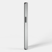 Klik op Silver Grey Metallic Design Monogramed iPhone Hoesje (Rechterkant)