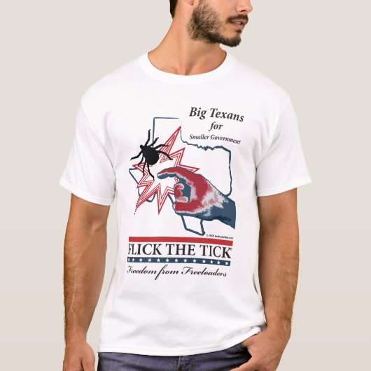 Klik op Tick - Texas Edition T-shirt (Voorkant)