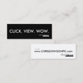 KLIK OP UITZICHT WOW MINI VISITEKAARTJE (Voorkant / Achterkant)