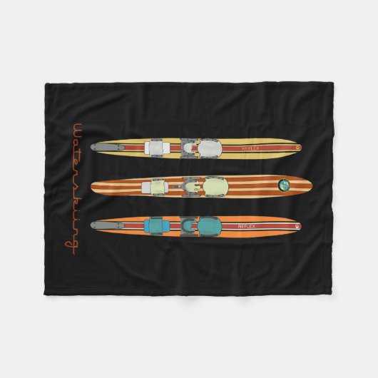 Klik op  waterski's fleece deken (Voorkant (Horizontaal))