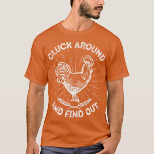 Klik rond en ontdek grappige haan meme woordspelin t-shirt