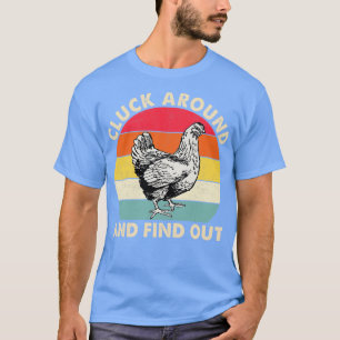 Klik rond en ontdek grappige kip 1 t-shirt