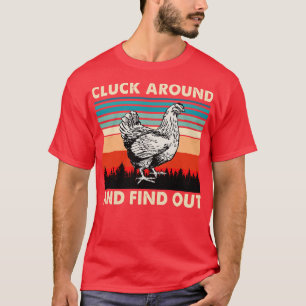 Klik rond en Ontdek Grappige Kip 5 T-shirt