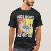 Klik rond en ontdek Humor Funny Chicken T-shirt (Voorkant)