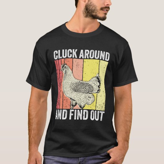 Klik rond en ontdek Humor Funny Chicken T-shirt (Voorkant)