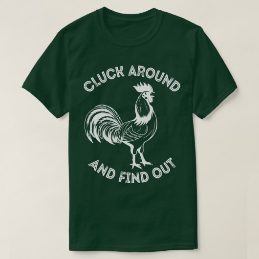 Klik rond en ontdek Rooster Funny Meme T-shirt (Design voorkant)