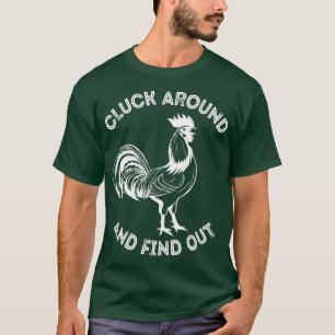 Klik rond en ontdek Rooster Funny Meme T-shirt