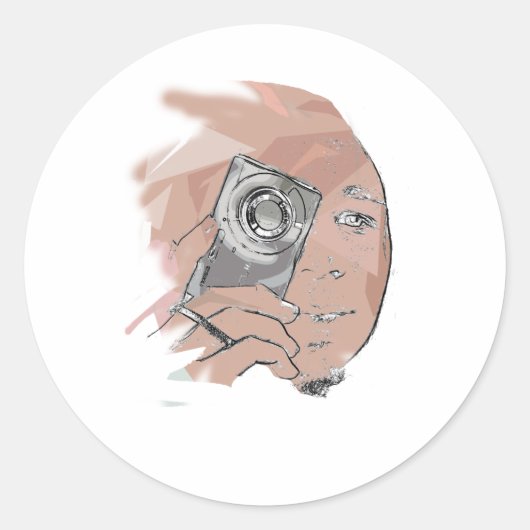 klik ronde sticker (Voorkant)