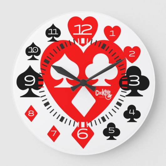 KLIK TILDE SERIE POKER S7 V8 GROTE KLOK (Voorkant)