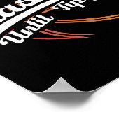 Klik tot tip Hoops Byll Bysketbyll Player Poster (Hoek)