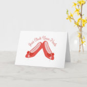 Klik Uw Hielen Kaart (Gele Bloem)