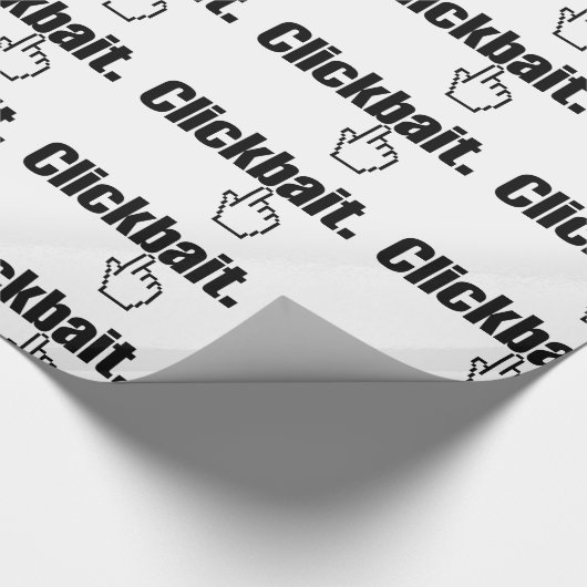 Klikbait. Cadeaupapier (Hoek)