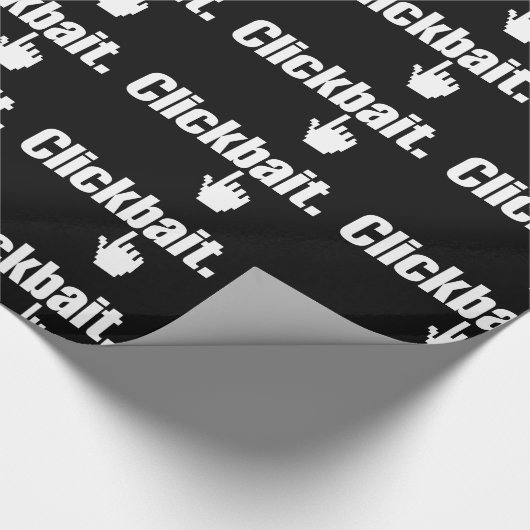 Klikbait. Cadeaupapier (Hoek)