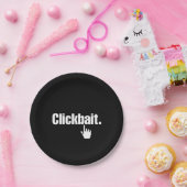 Klikbait. Papieren Bordje (Feest)