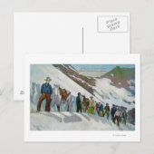 Klikbekkens aan de voet van de Sperry Glacier Briefkaart (Voorkant / Achterkant)