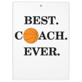 Klikbord van de Basketball Coach Klembord (Achterkant)