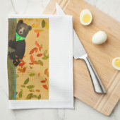 Klikkende Beren keukenhanddoek (Quarter Fold)