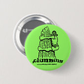 Klikkende grappige knop ronde button 5,7 cm (Voorkant /achterkant)