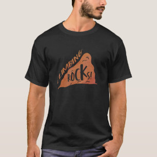 Klikkende Rocks die Bouldering-rockklimmer Mo bekl T-shirt